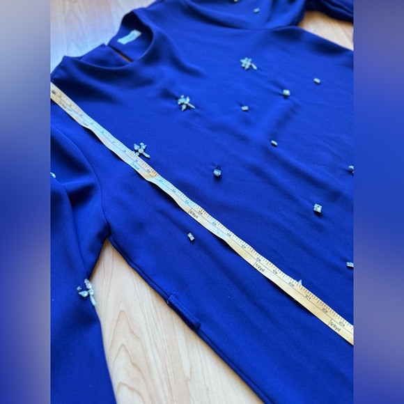 Dark purple diamond Beaded abaya in a size 36 waist belt included large! - Picture 8 of 10